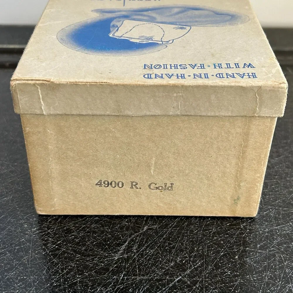 Vintage 40s Whiting and Davis Small Silver Mesh Mini Handbag with Box - Picture 9 of 9